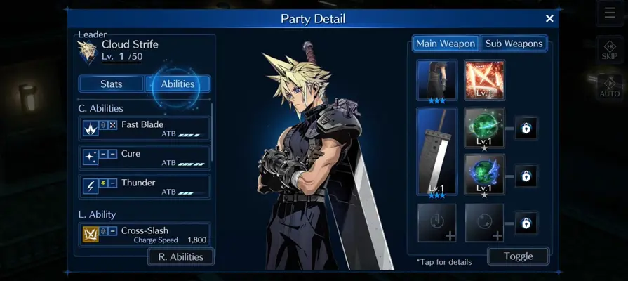 Final Fantasy VII Ever Crisis android App screenshot 1